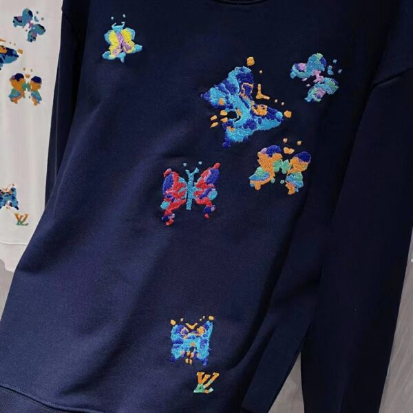 LV Butterflies Crewneck Sweatshirt - Image 9