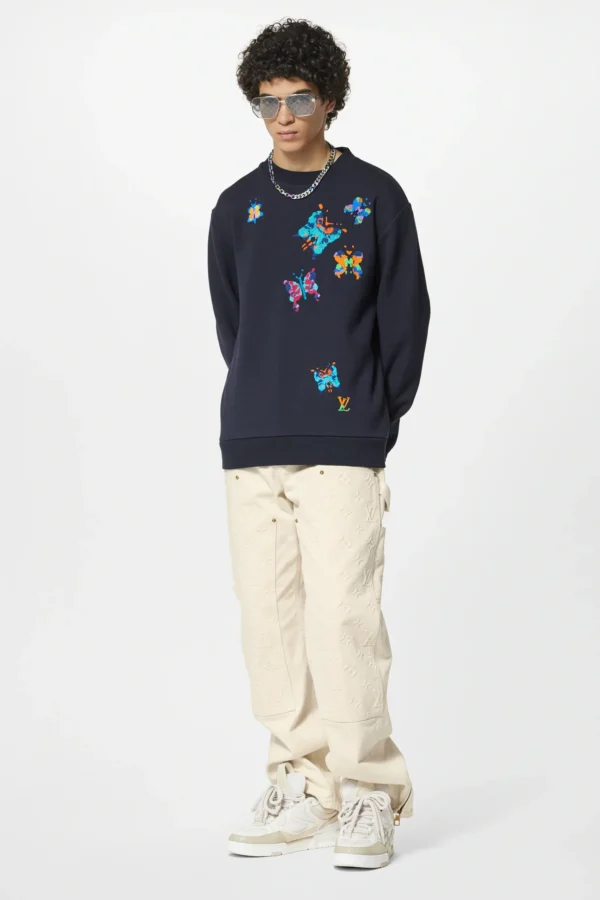 LV Butterflies Crewneck Sweatshirt - Image 4