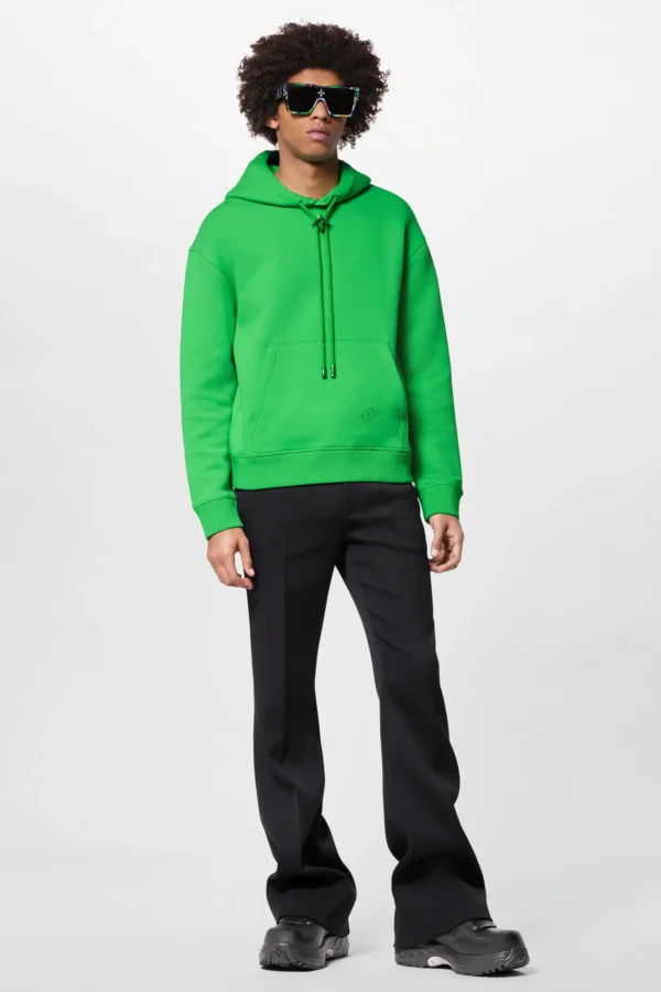 LV Monogram Flower Stopper Cotton Hoodie - Image 2