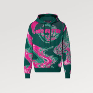 LV Graphic Cotton Hoodie