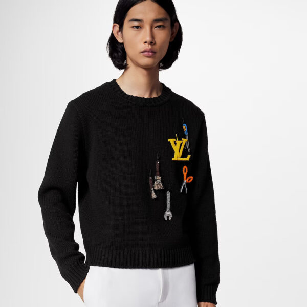 LV Tools Embroidered Crewneck - Image 5
