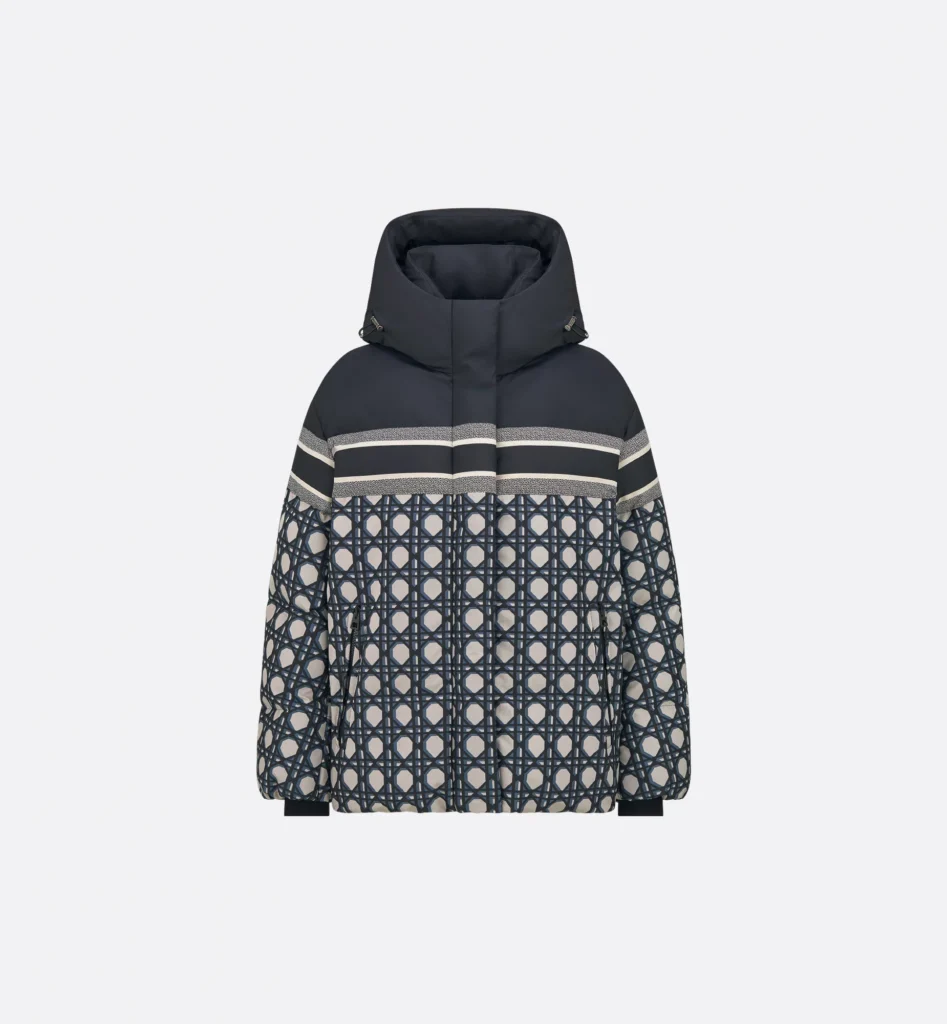 DiorAlps Macrocannage Puffer Jacket with Hood