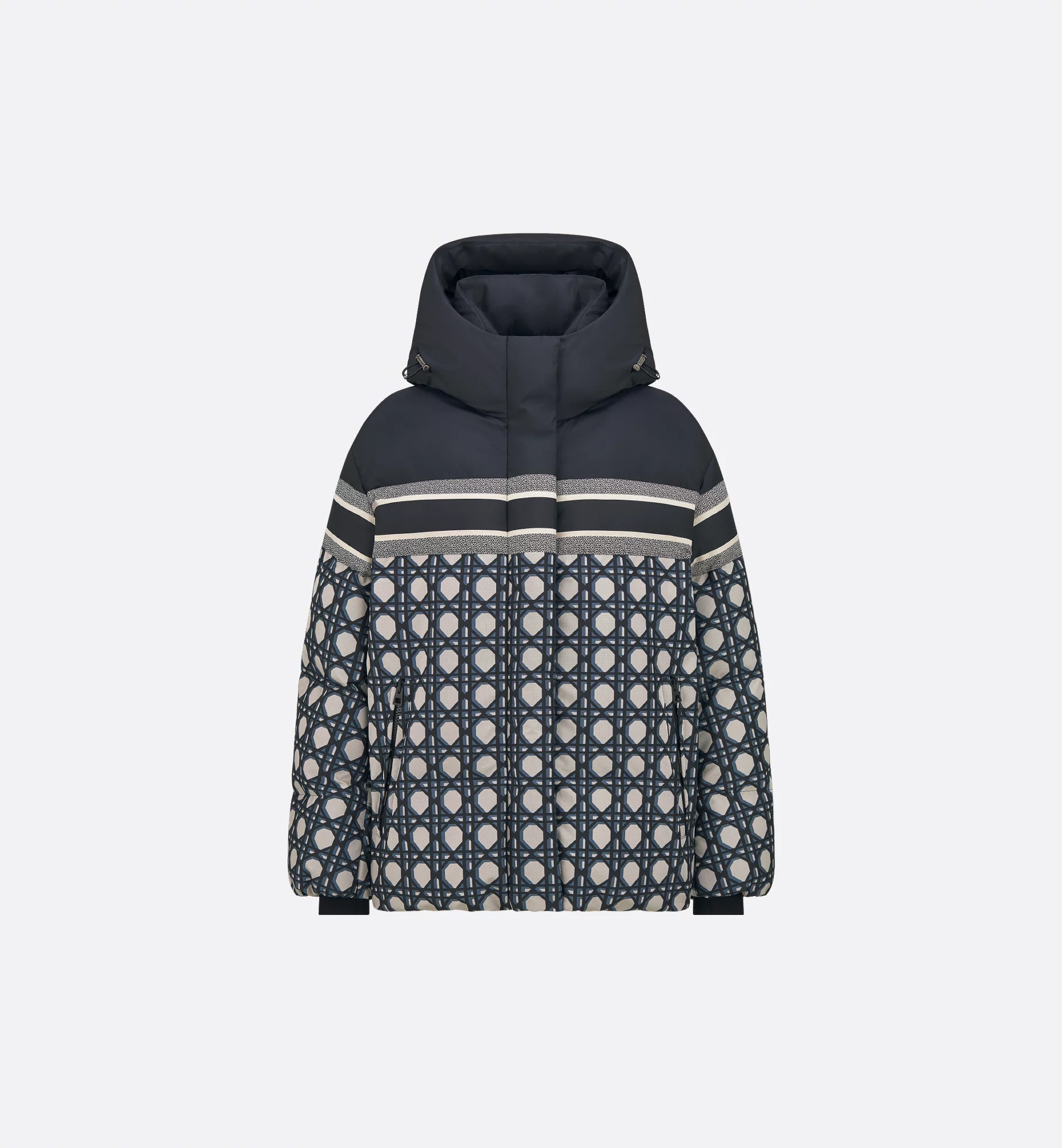 DiorAlps Macrocannage Puffer Jacket with Hood