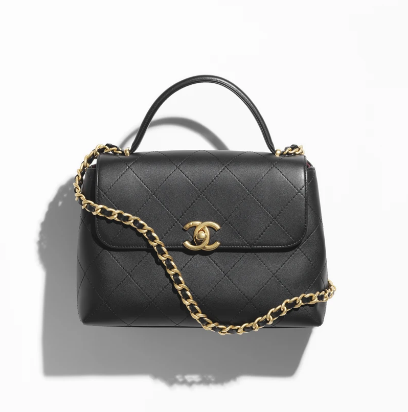 CHANEL Large Flap Bag with Top Handle AS5467
