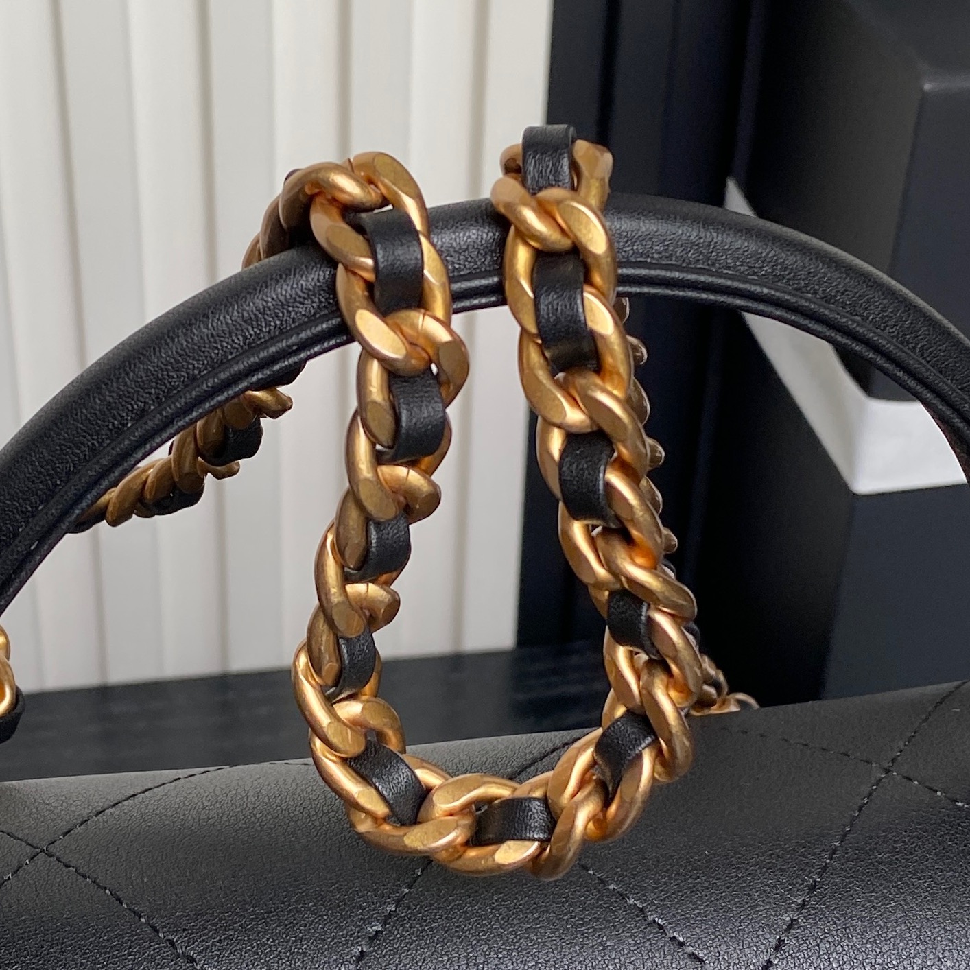 CHANEL Large Flap Bag with Top Handle AS5467 - Image 8