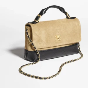 CHANEL Large Flap Bag with Top Handle AS5637