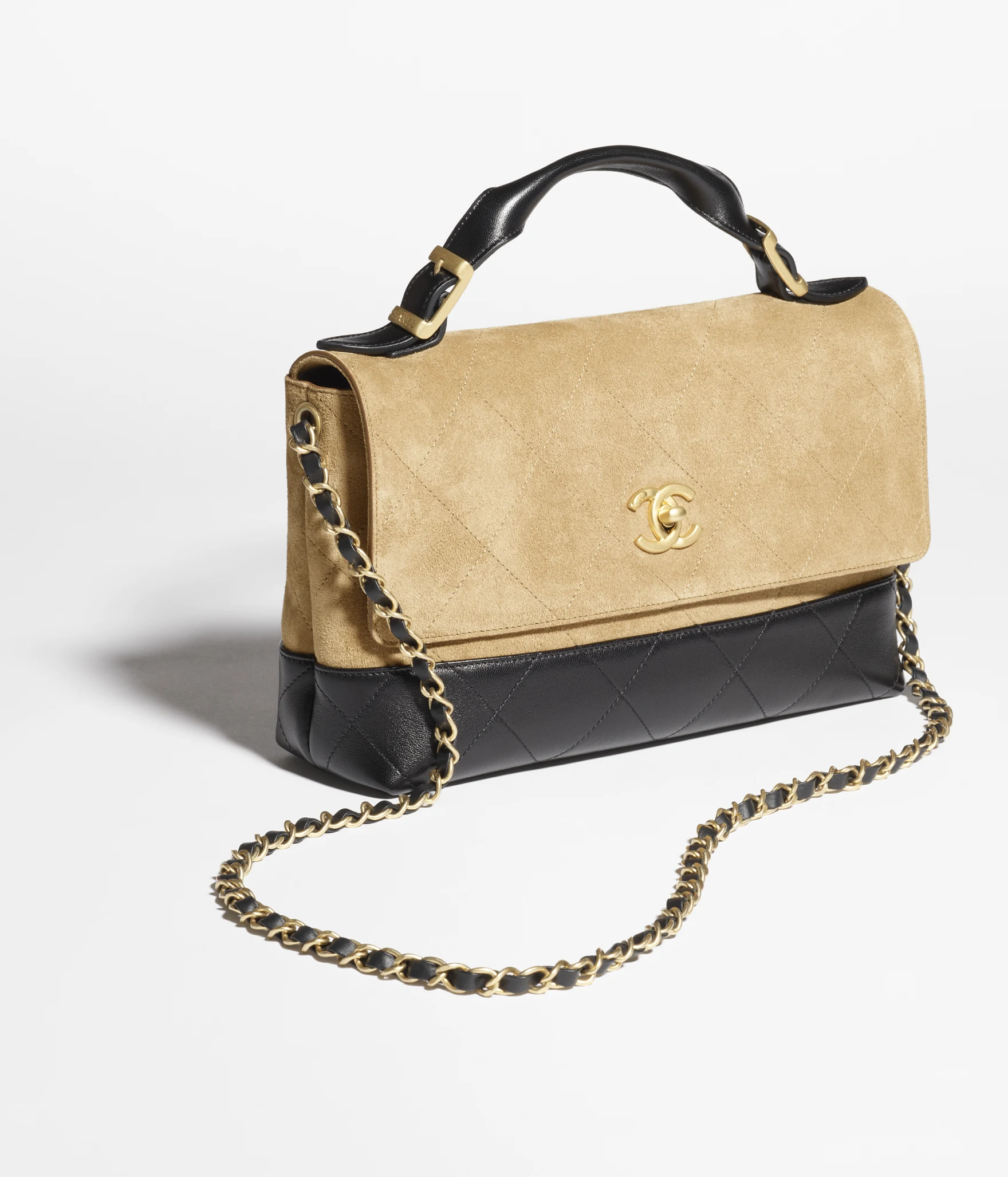 CHANEL Large Flap Bag with Top Handle AS5637