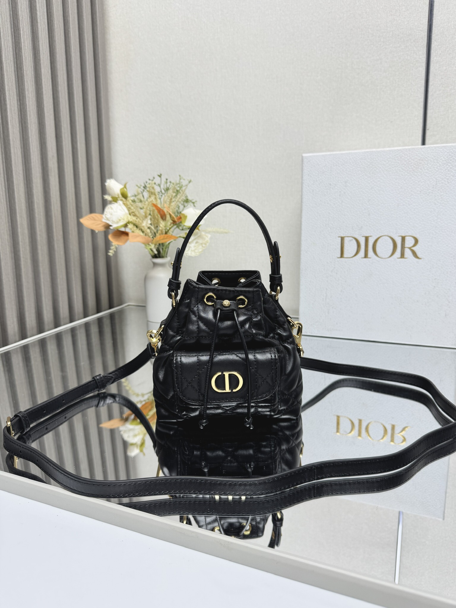 Dior Caro Nano Bucket Bag - Image 2