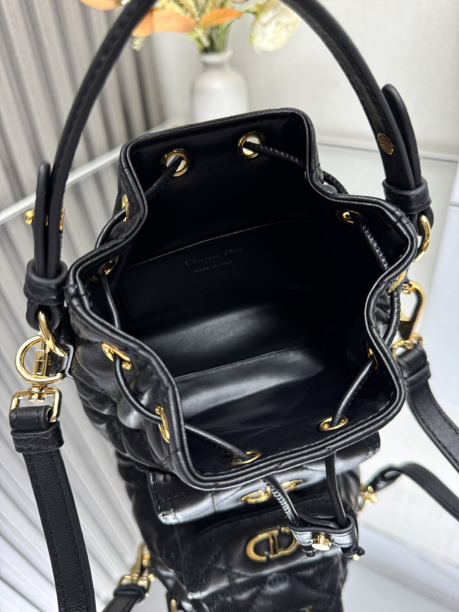 Dior Caro Nano Bucket Bag - Image 9