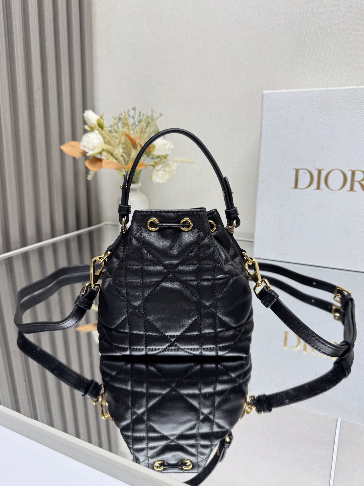 Dior Caro Nano Bucket Bag - Image 3