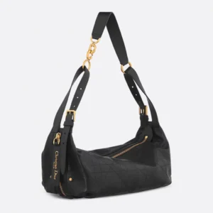 Medium D-Journey Bag in Shiny Goatskin