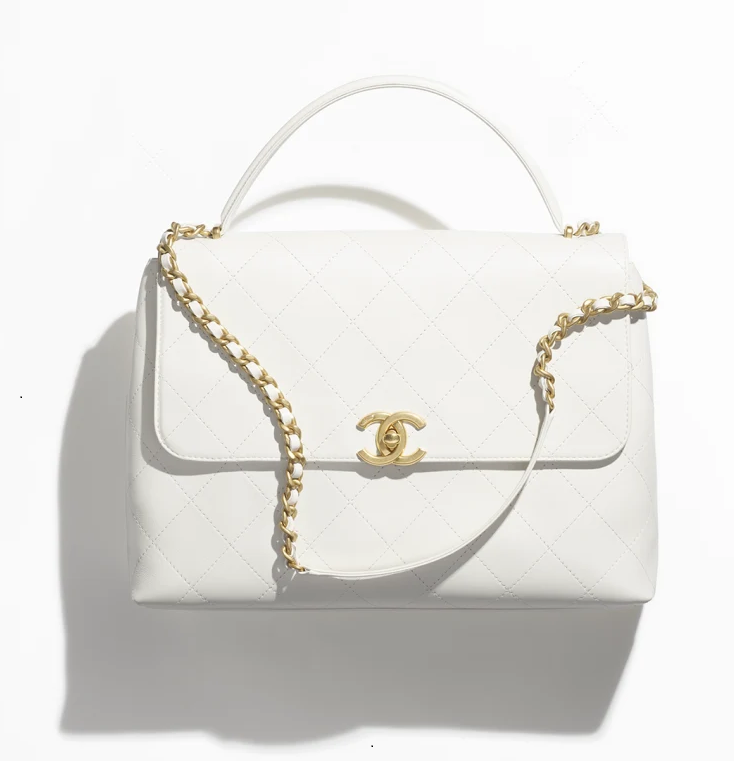 CHANEL Maxi Flap Bag with Top Handle AS5543