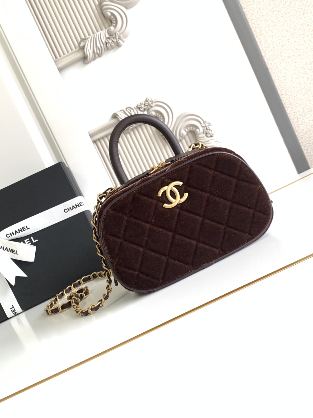 CHANEL Mini Bowling Bag AS5572 - Image 12