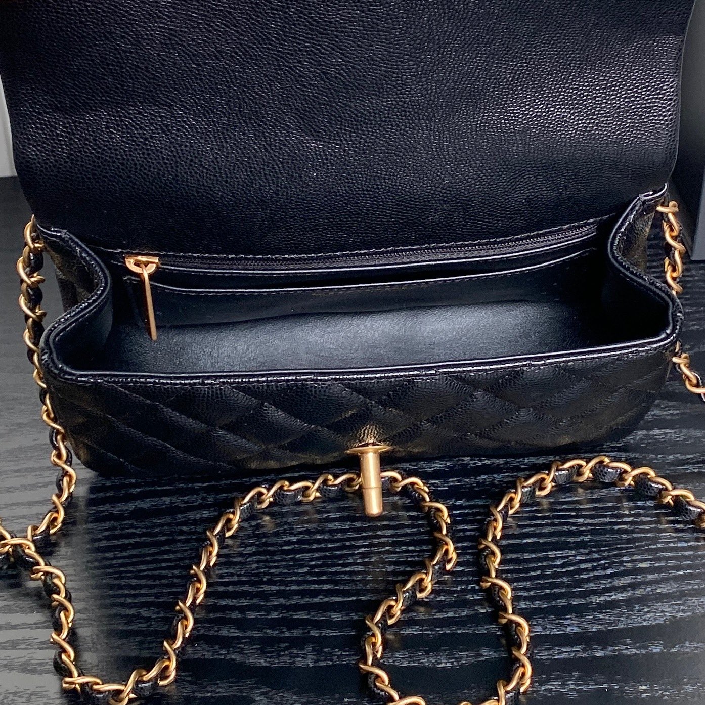 CHANEL Mini Flap Bag with Top Handle AS5701 - Image 22