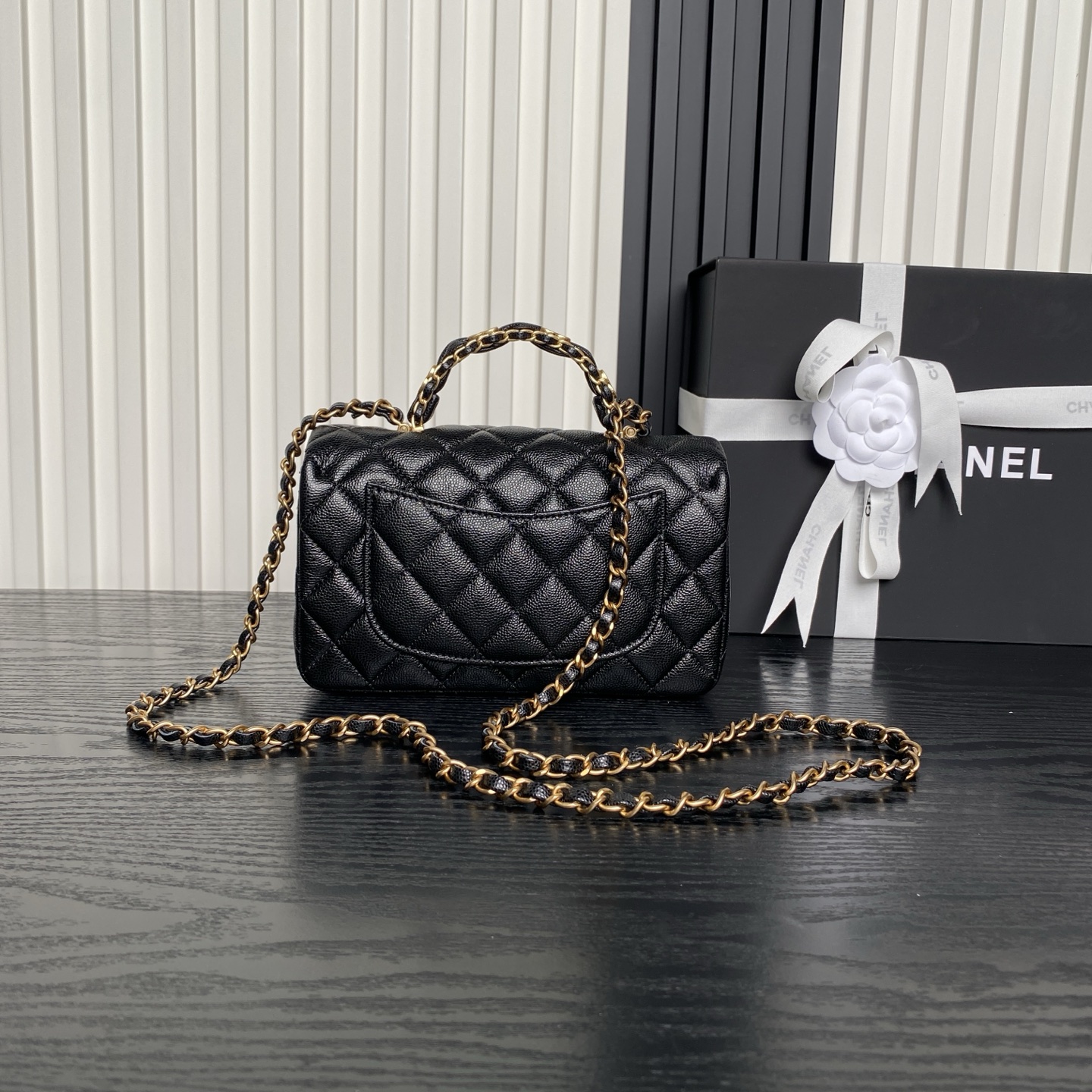 CHANEL Mini Flap Bag with Top Handle AS5701 - Image 19