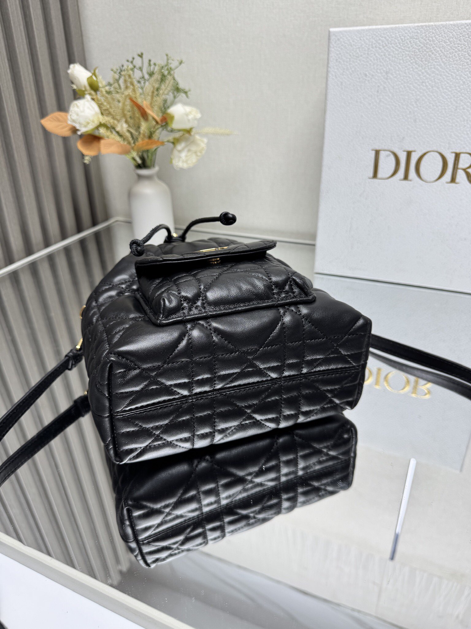 Small Dior Caro Bucket Bag - Image 6