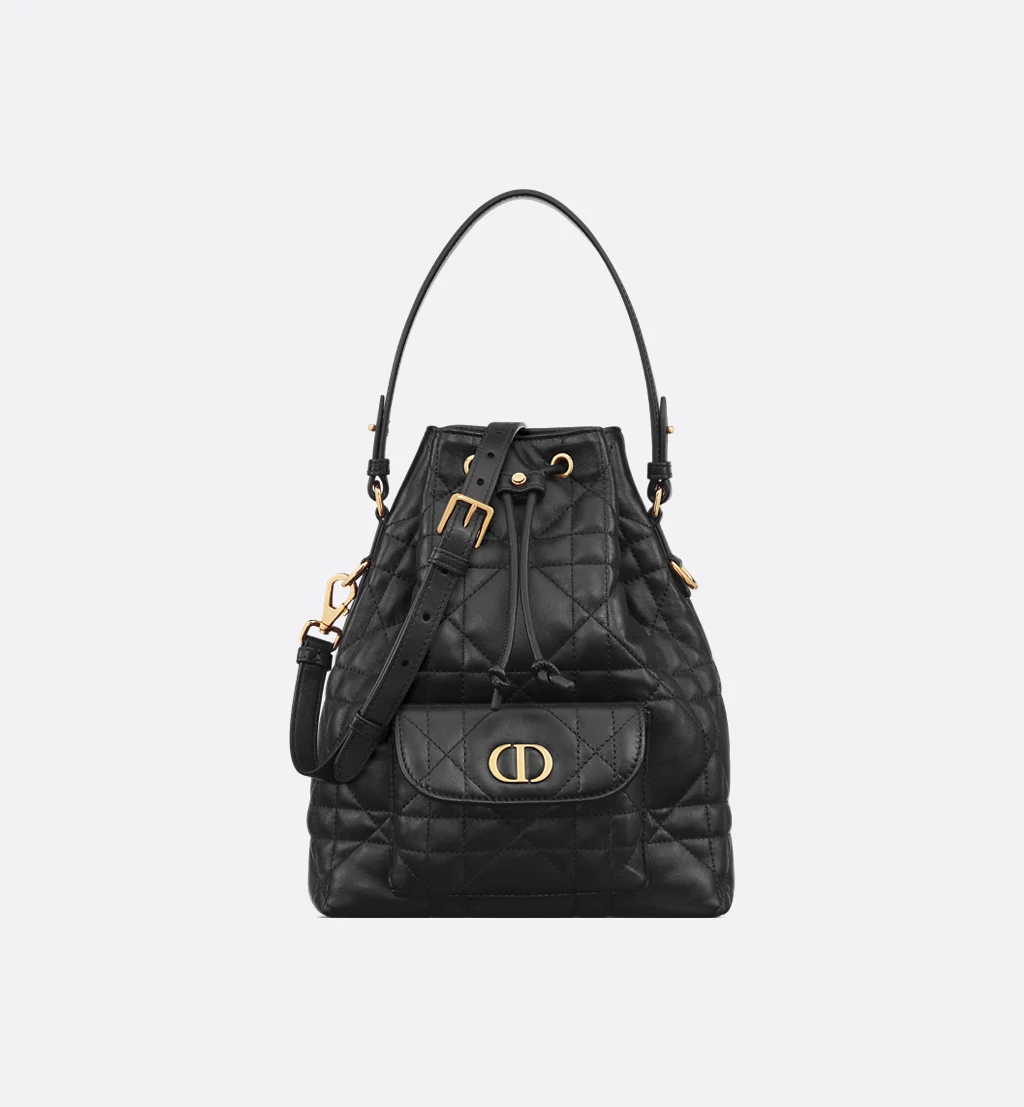 Small Dior Caro Bucket Bag