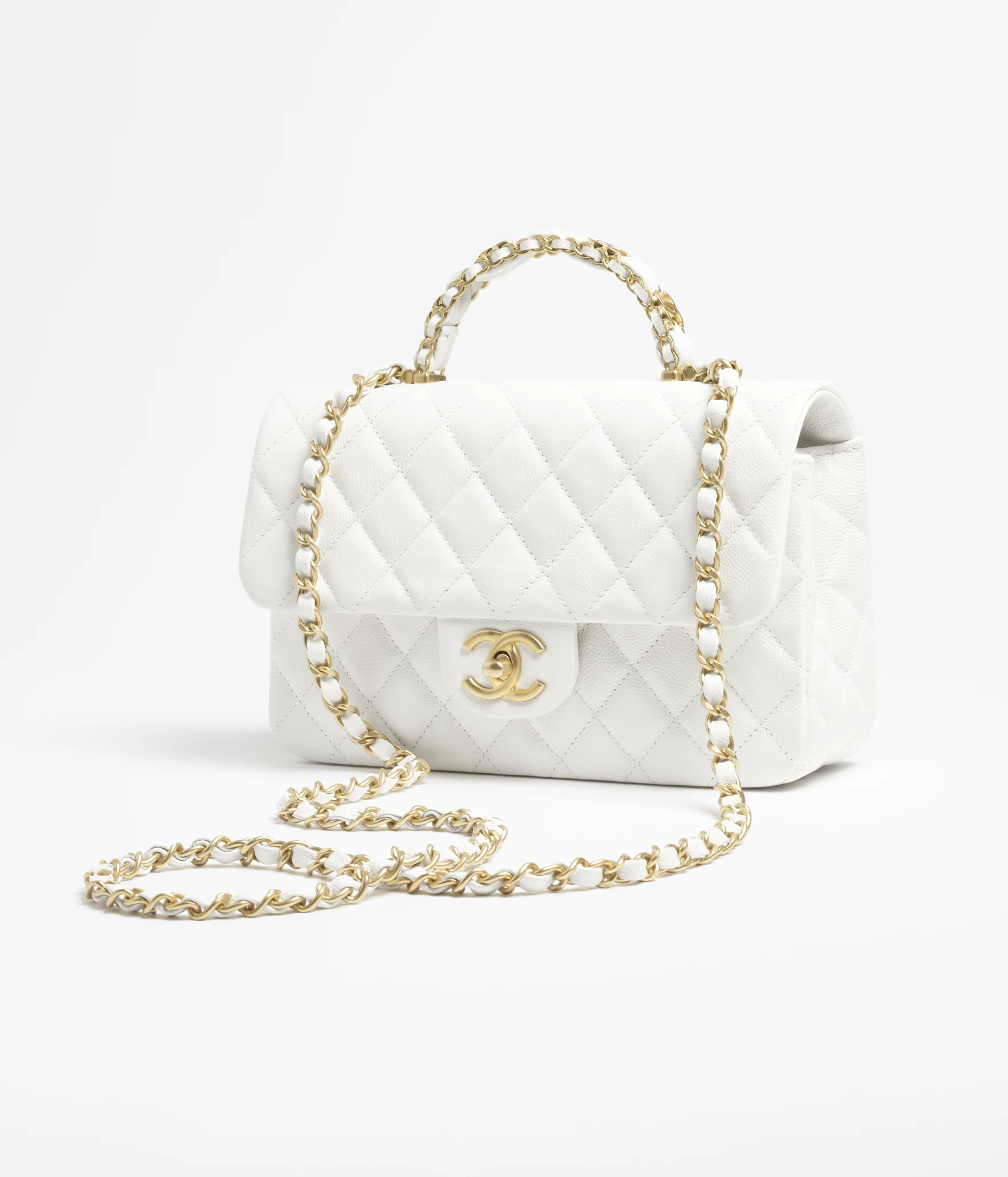 CHANEL Small Flap Bag with Top Handle AS5702
