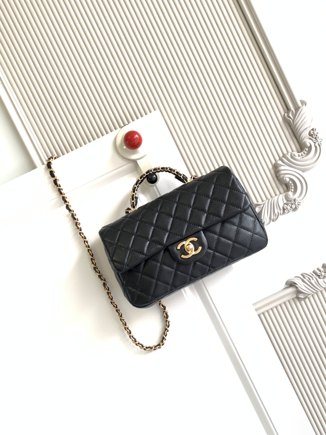CHANEL Small Flap Bag with Top Handle AS5702 - Image 11