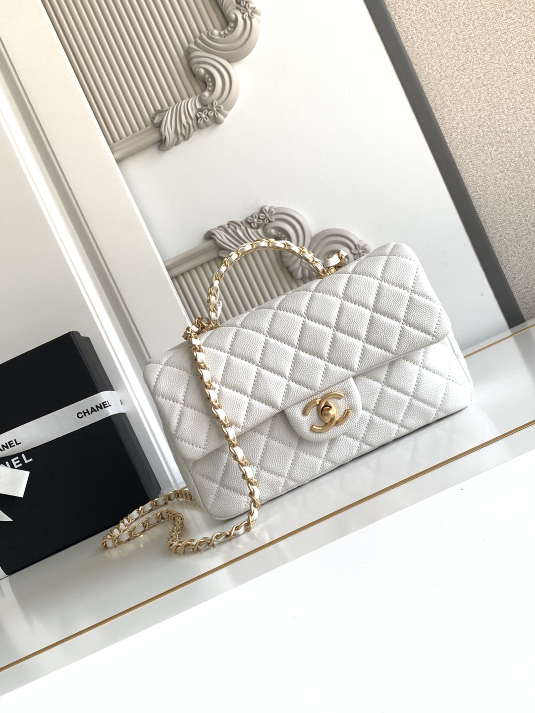 CHANEL Small Flap Bag with Top Handle AS5702 - Image 20