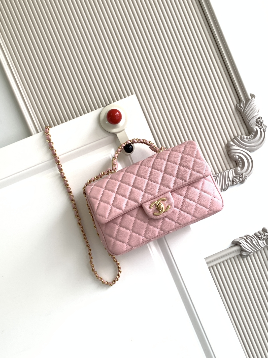 CHANEL Small Flap Bag with Top Handle AS5702 - Image 31