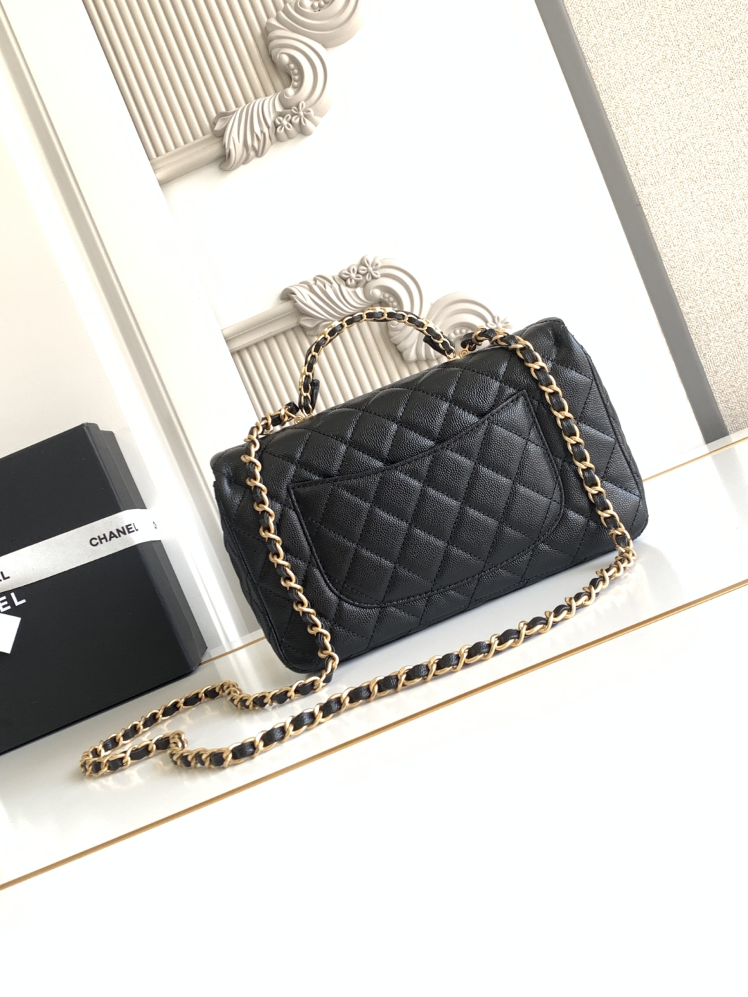CHANEL Small Flap Bag with Top Handle AS5702 - Image 9