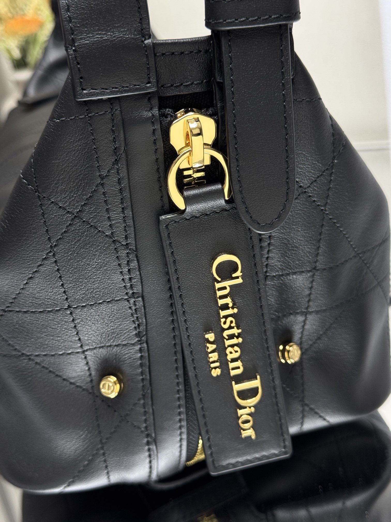 Medium D-Journey Bag in Shiny Goatskin - Image 6