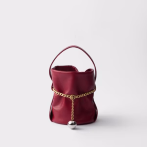 Prada Petit Sac Noir mini nappa leather bucket bag